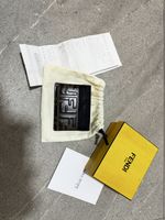 Porte-cartes Fendi cuir noir marron