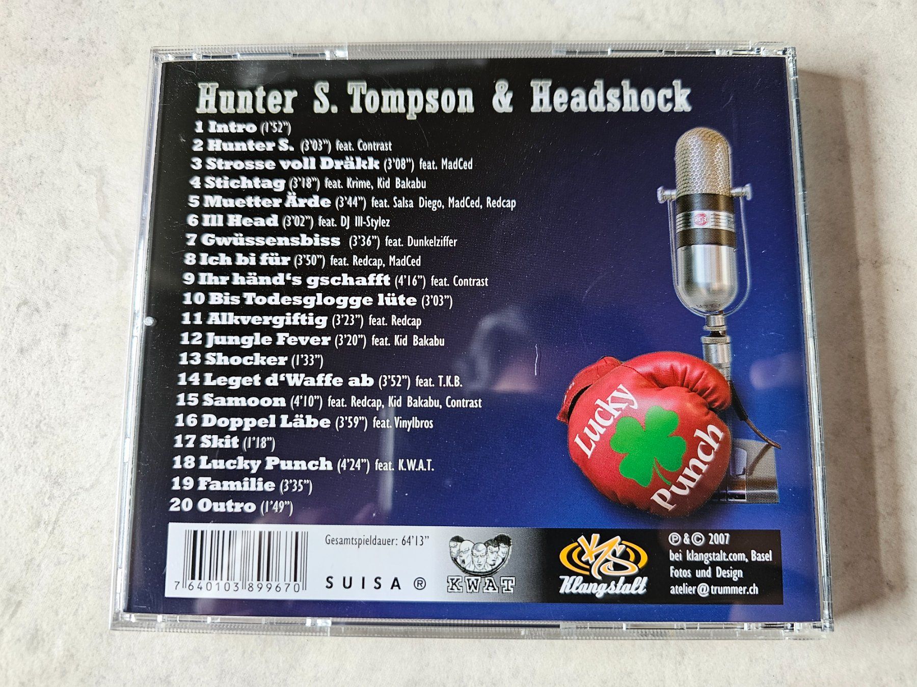 CDs: Hunter S. Tompson & Headshock  -  Lucky Punch – Gebraucht aus Schneisingen von backstore24 1