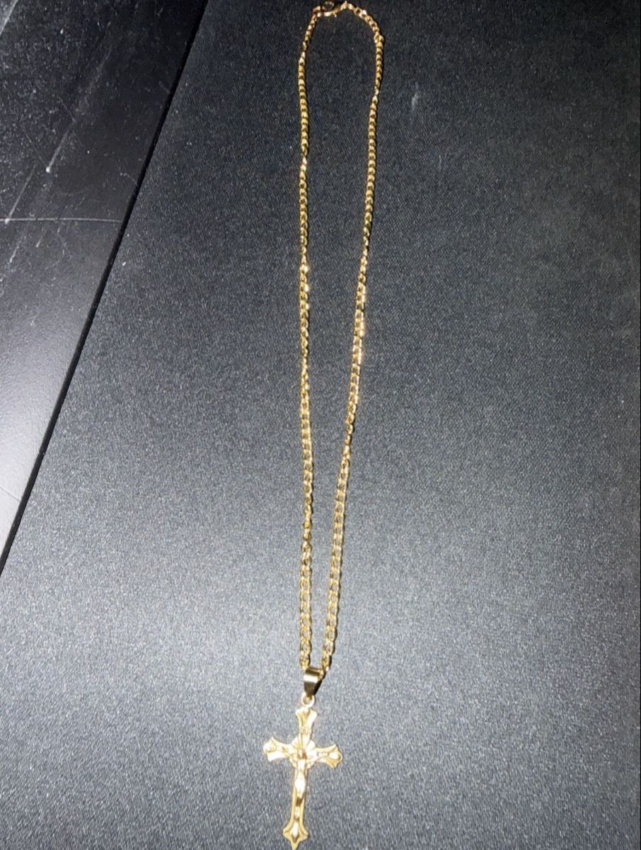 Catenine: Collier croix doré  – Nuovo (secondo la descrizione) da Biel/Bienne venduto da Don_Codeon 1