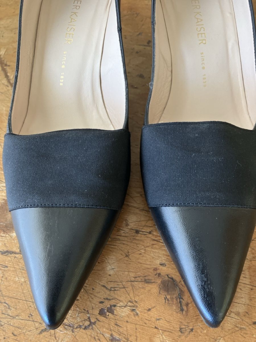 Kaiser Damenschuhe: Peter Kaiser Echt Leder Pumps Schwarz, Gr. 38. Top! – Gebraucht aus Zürich von ste_5hsh 3