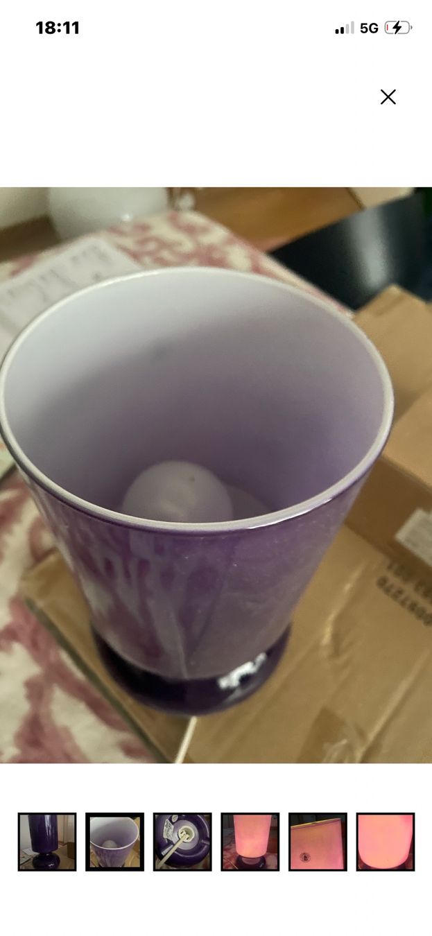 Ikea Lampade: Ikea lykta tischlampe violett – Usato da Dübendorf venduto da rocki07 1