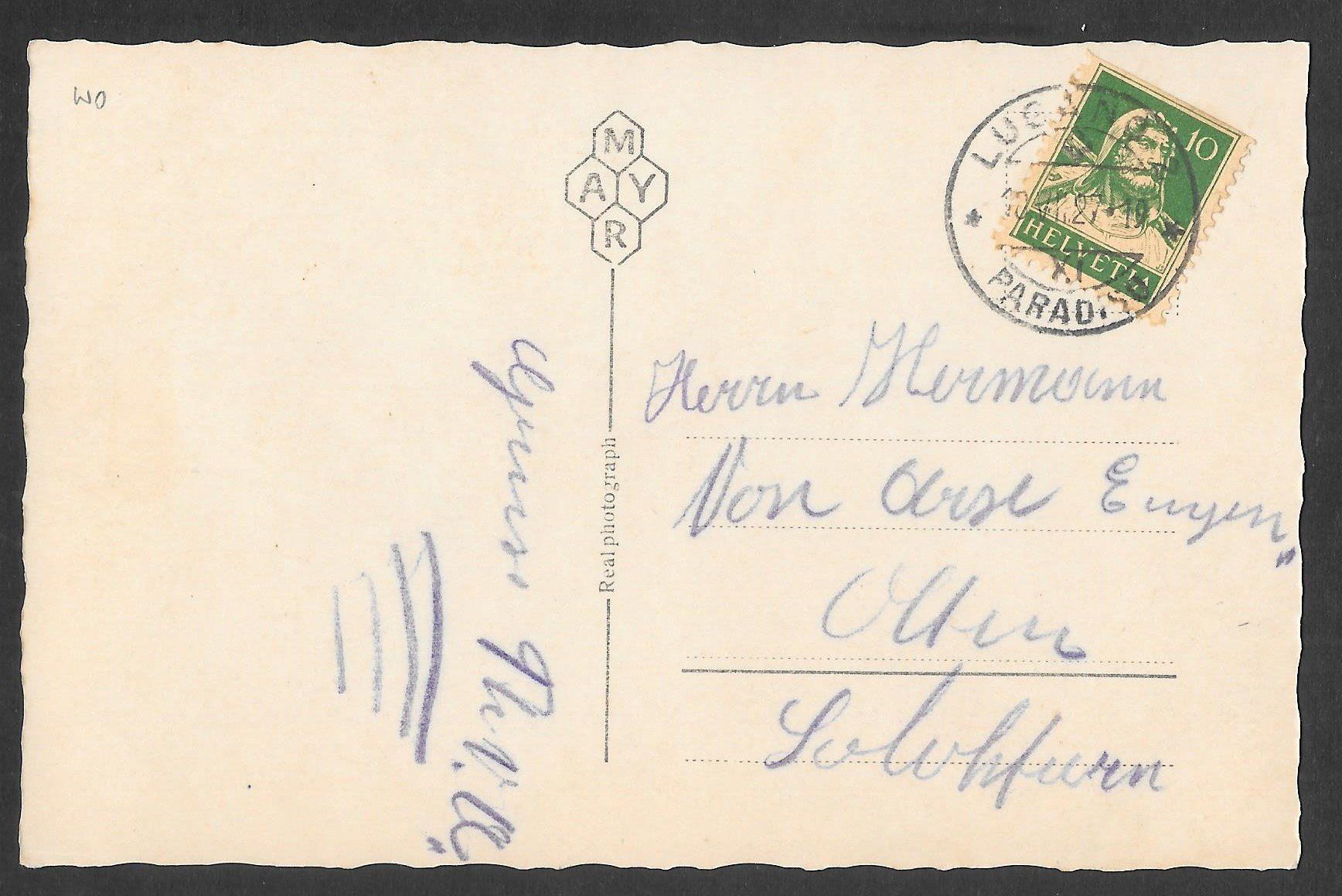 Cartoline postali: Lugano Padiglione della Musica – Usato da Olten venduto da clotaldi 1