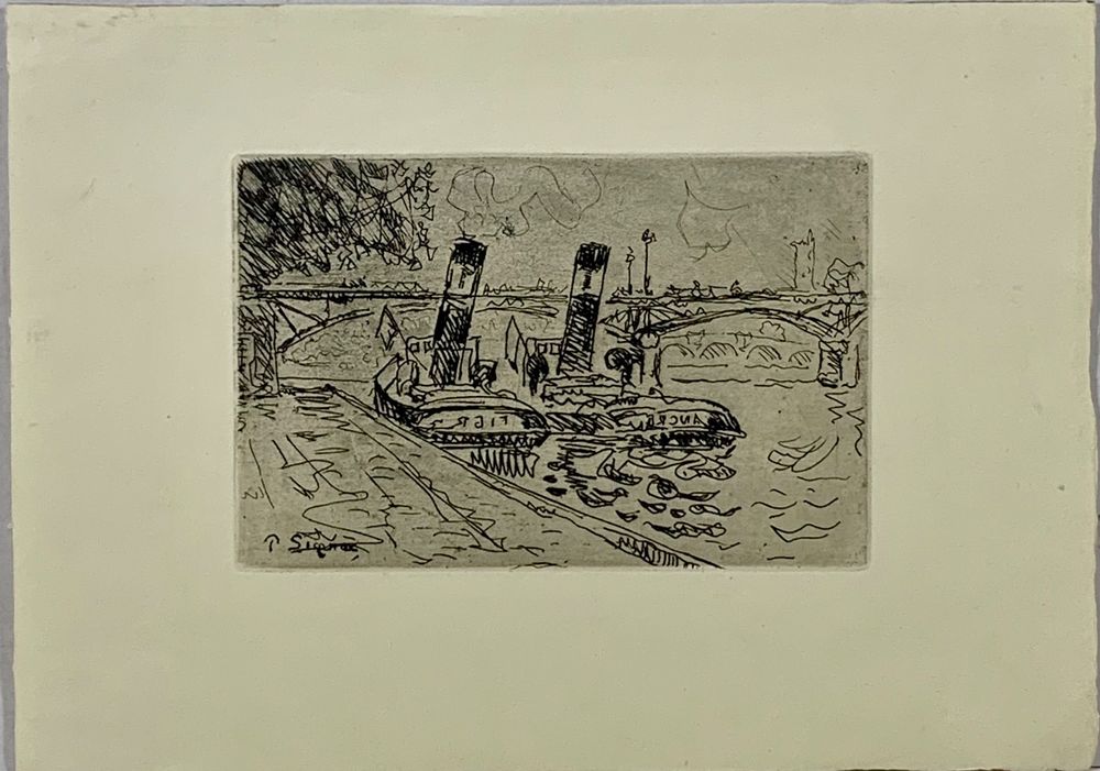 Paul Signac (1863-1935) Radierung (Gebraucht) in Root für CHF 105 – mit ...