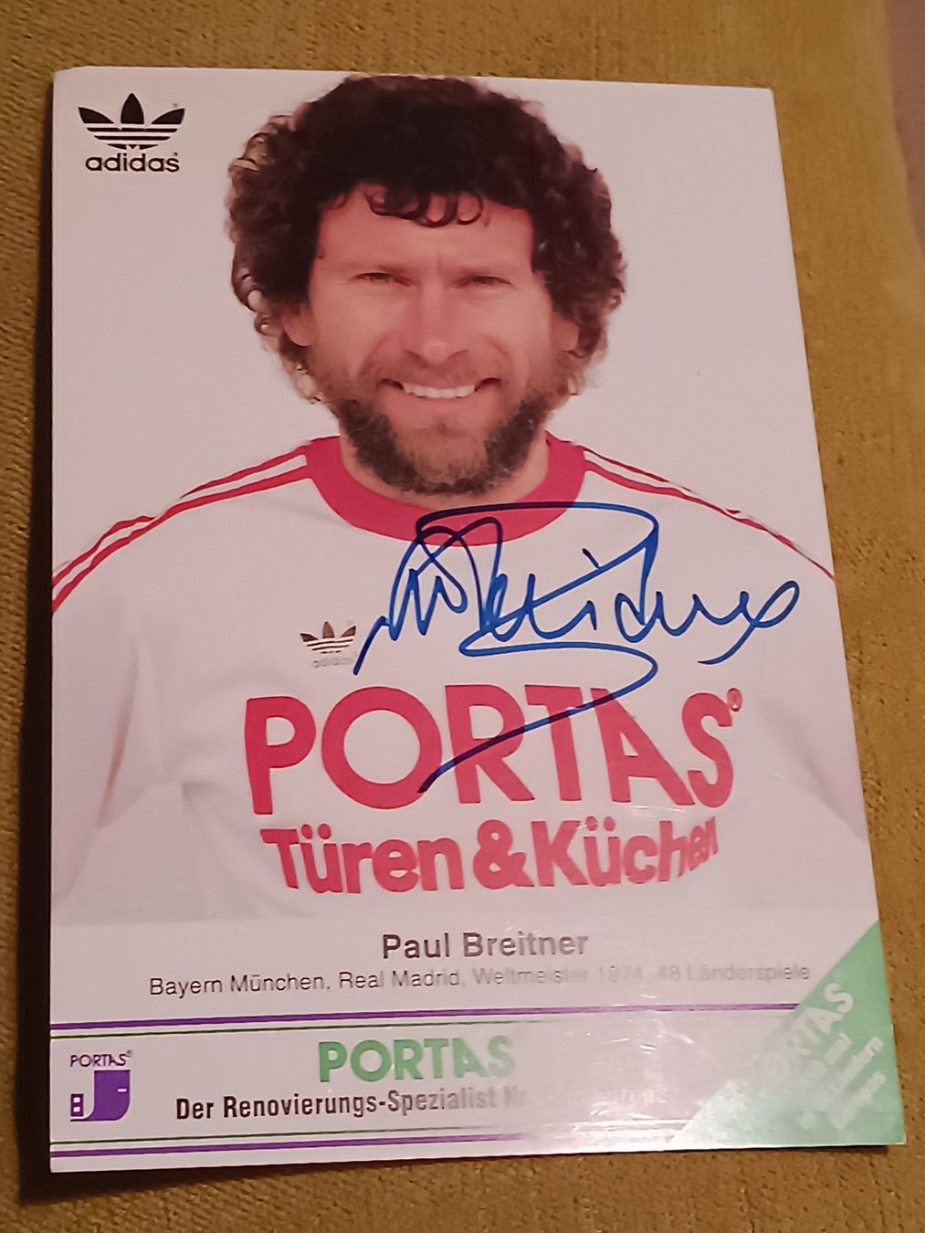 Autogramme: Paul Breitner  - Weltmeister 1974 – Gebraucht aus Menziken von Artographs