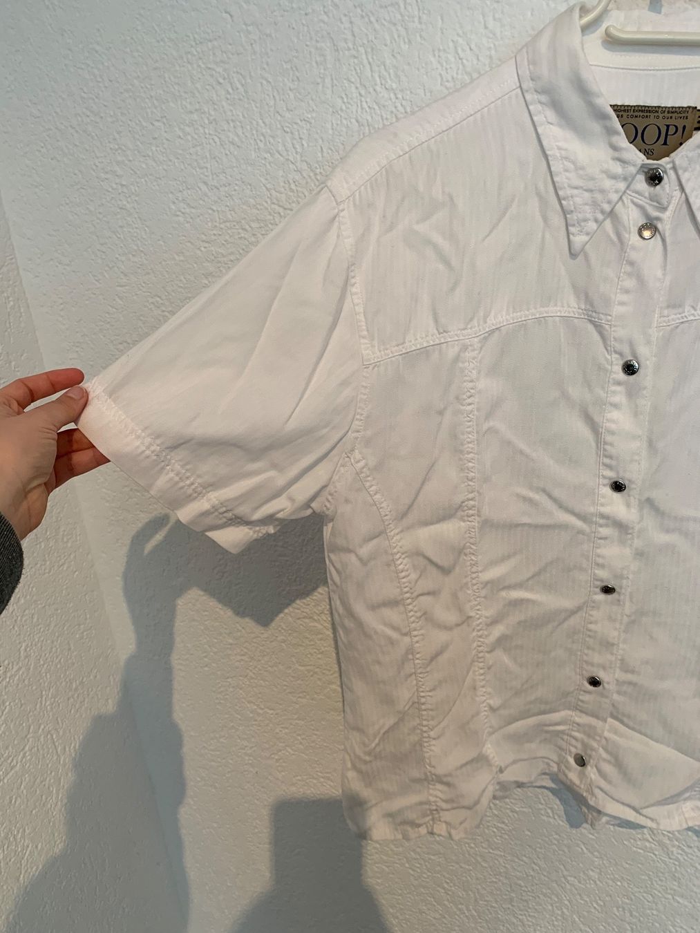 Joop Camicette: Joop! Jeans Bluse Hemd weiss Gr. M – Usato da Fislisbach venduto da KolibriSecondhand 6
