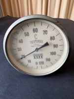 Vintage Thermindex Stucklin Thermometer, Durchmesser 10cm
