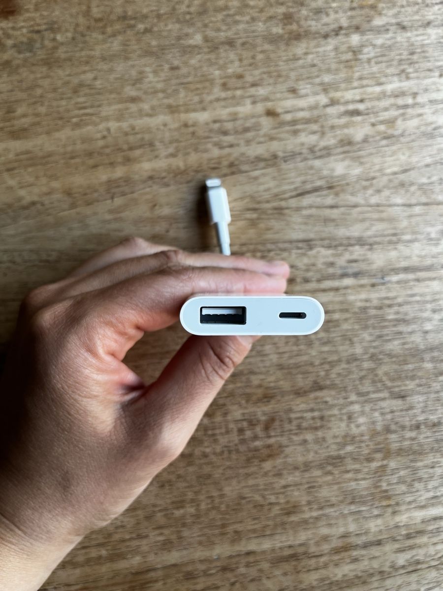 Apple Unità & Adattatore: APPLE Lightning auf USB 3 Kamera-Adapter, Weiss – Nuovo (secondo la descrizione) da Bern venduto da lea_wg26 1