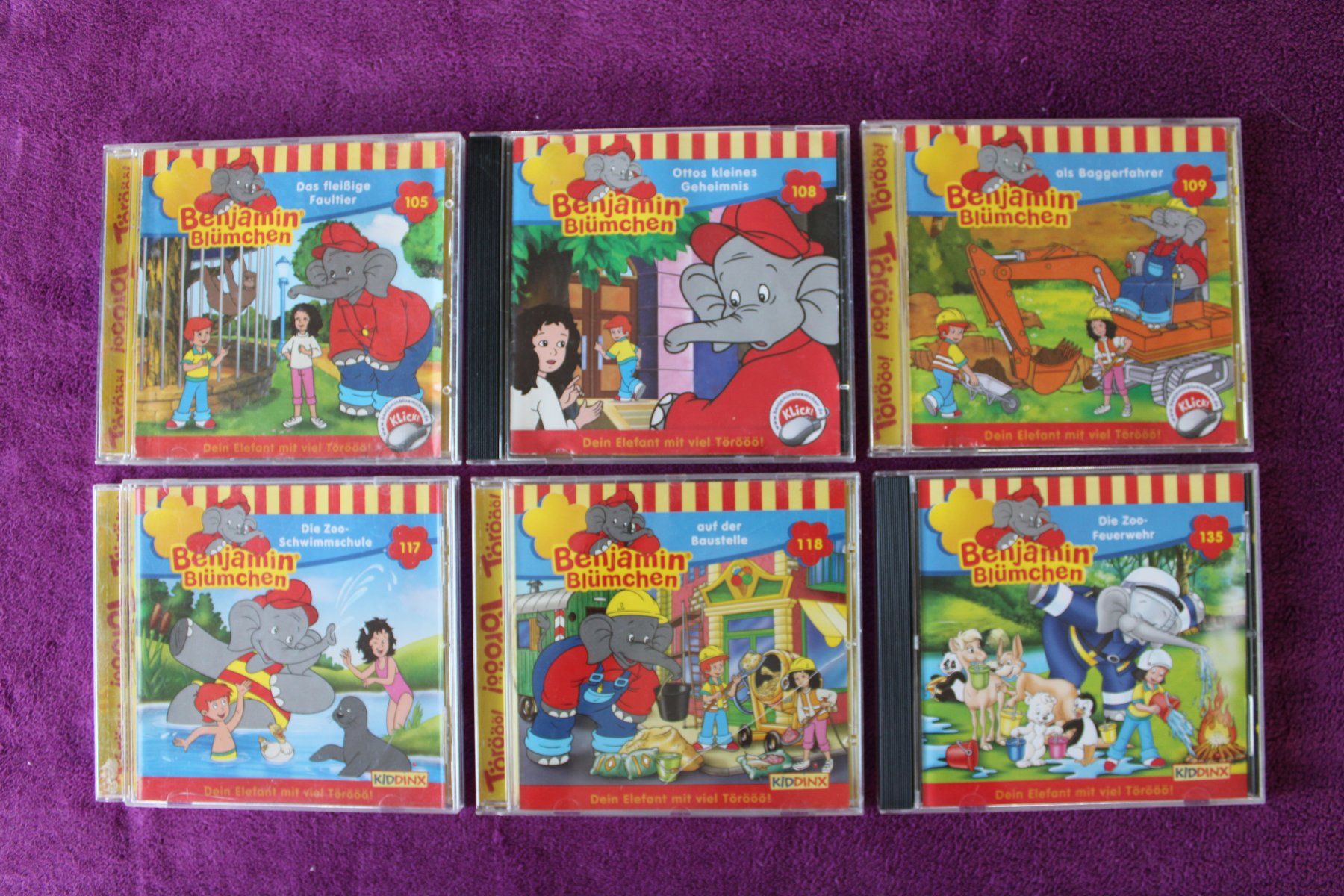 CD: 6 - Benjamin Blümchen - Hörspiel - CD´s – Usato da Müllheim Dorf venduto da Seeeule01