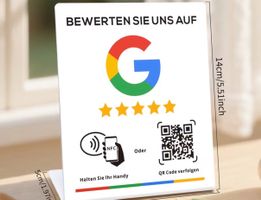 Google Rezensionen Aufsteller – NFC & QR Code – Bewertung