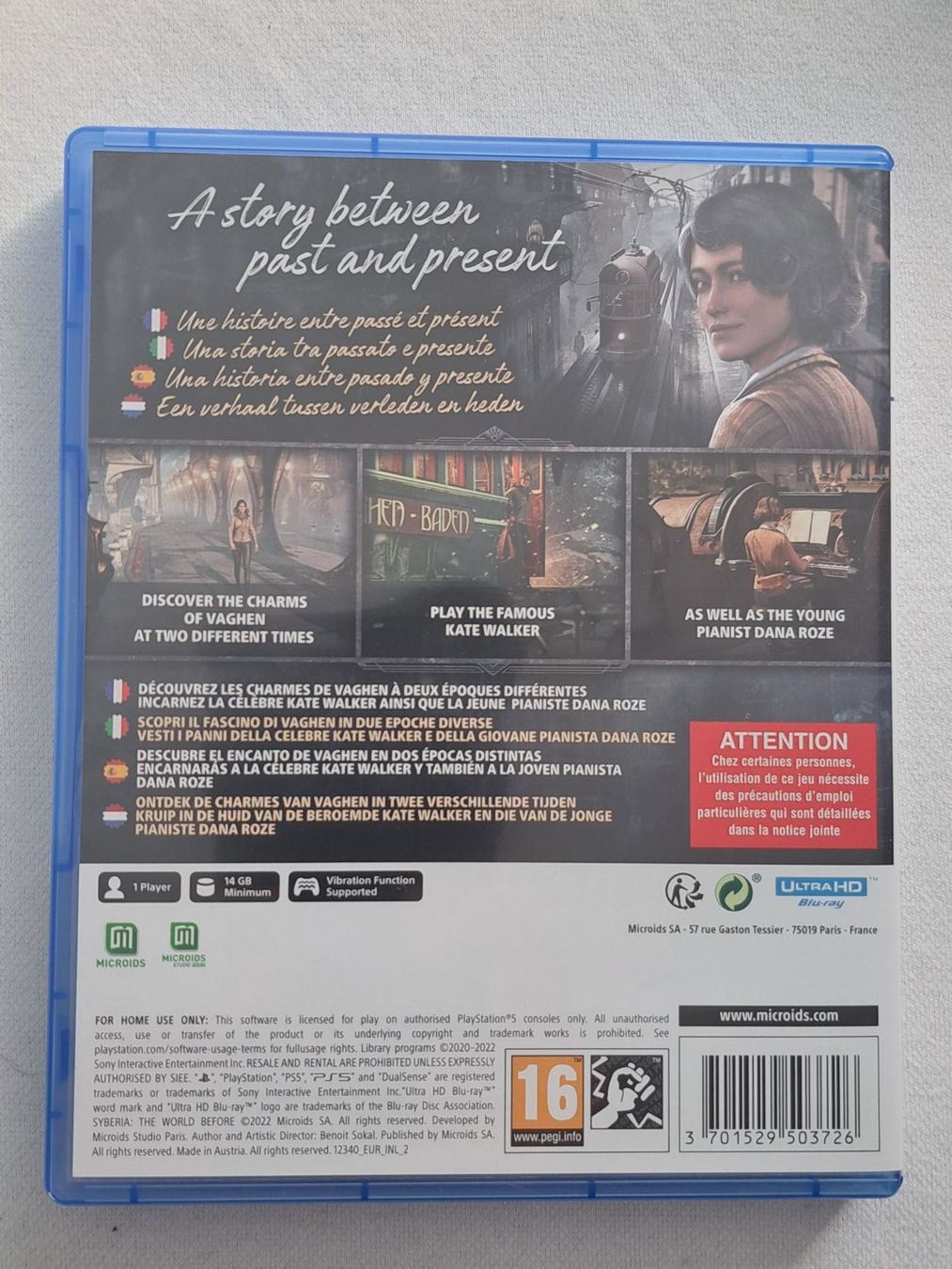 Giochi: Syberia The World Before PS5 – Usato da Genève venduto da eng_7ylp 1