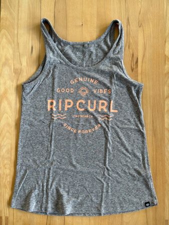 Rip Curl Tank Top grau mit Print Grösse S