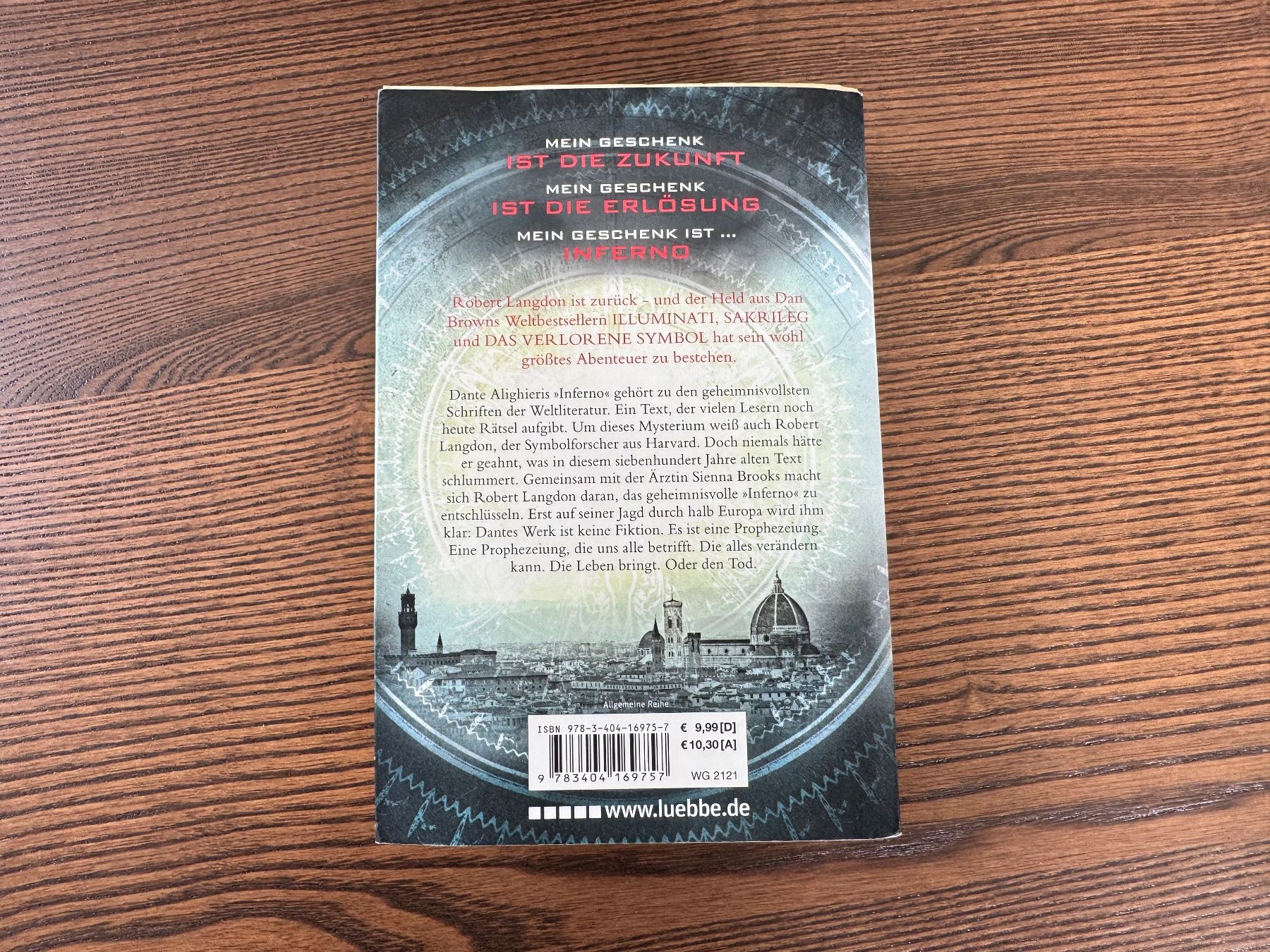 Bücher: Dan Brown - Inferno (Thriller) – Gebraucht aus Löhningen von santafe06 1