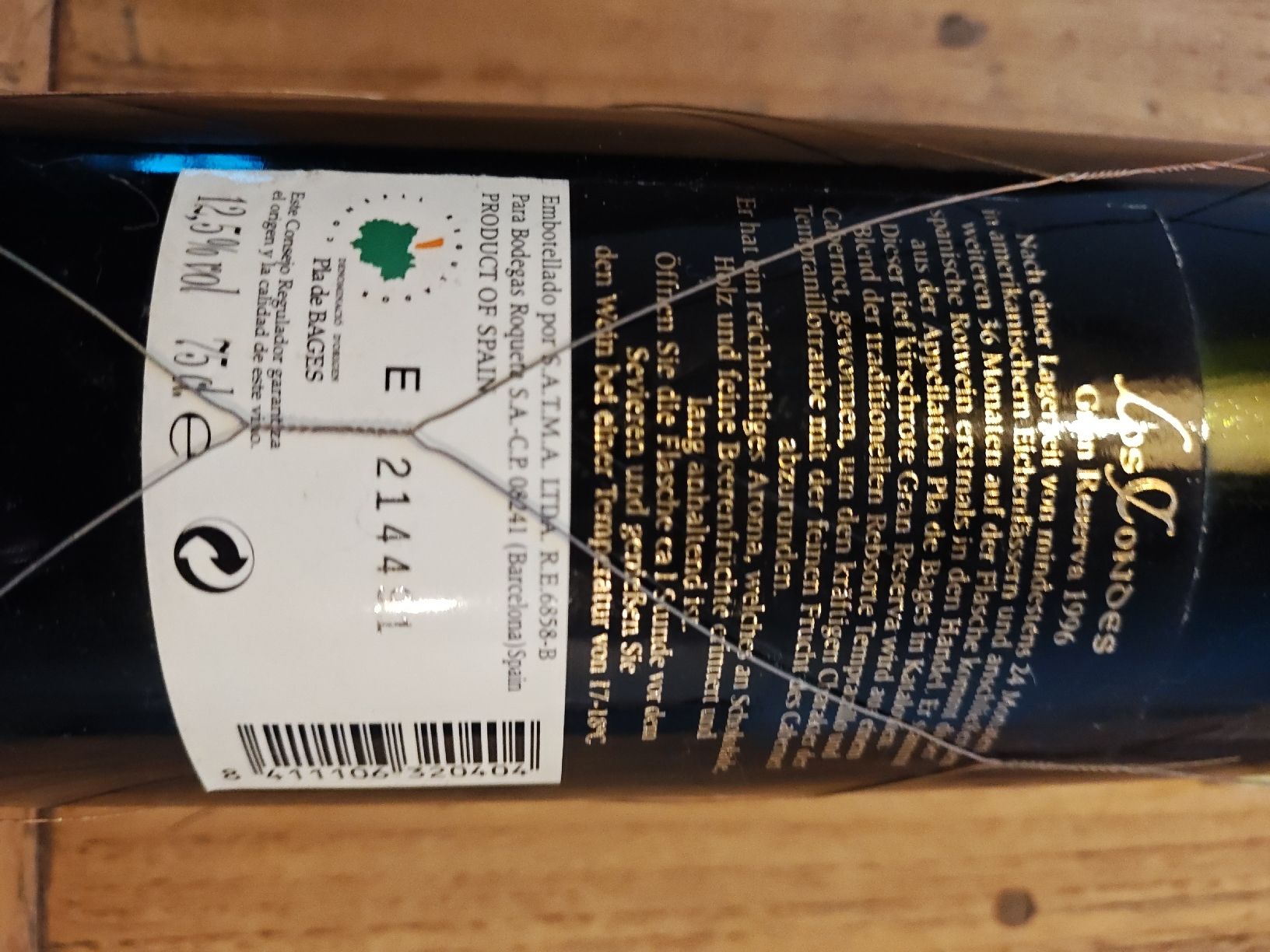 Vino: 3 Fl. Los Condes Gran Reserva 1996 – Nuovo (secondo la descrizione) da Feldbach venduto da Gwaechshuus 2