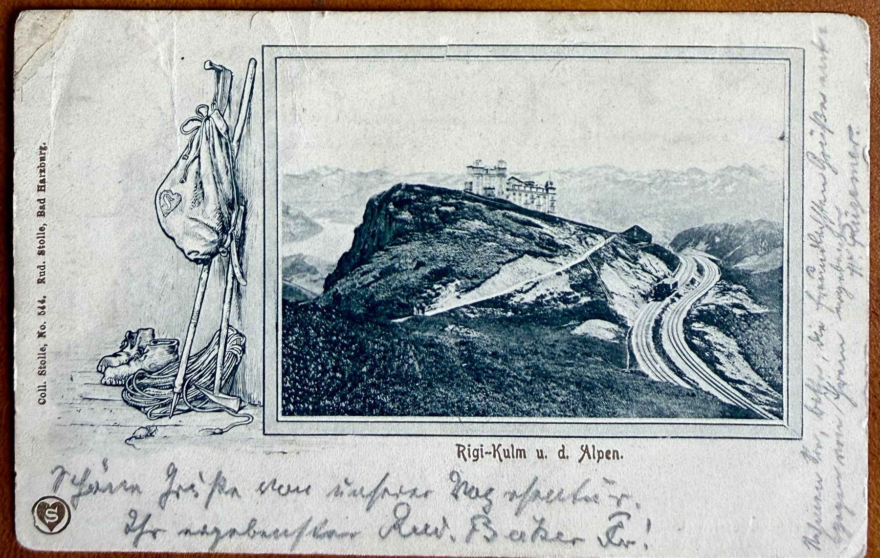 Cartoline postali: Rigi - Kulm 1906 – Usato da Lutry venduto da Ediego