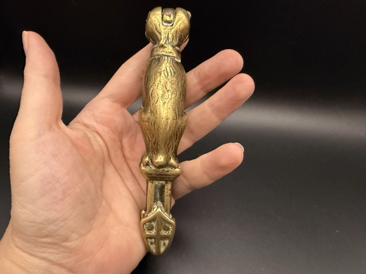 Küchengeräte: Löwenförmiger Vintage-Nussknacher aus Messing Oder Bronze – Gebraucht aus Lamone von LaCantinaMagica 3