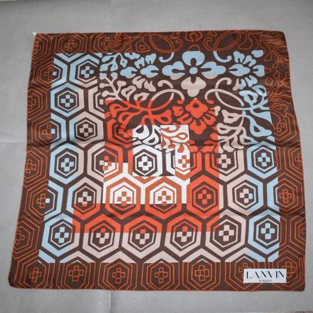 LANVIN Paris Seidentuch, scarf, Schal, Foulard, vintage