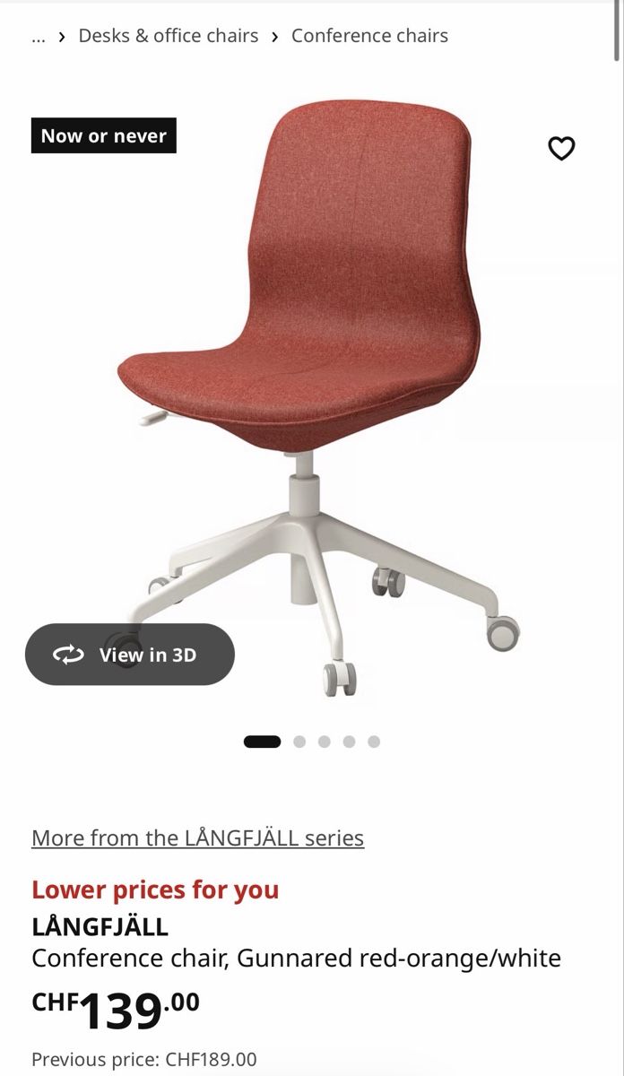 Ikea Stühle: Office chair IKEA – Gebraucht aus Oberengstringen von mar_jv9v 1