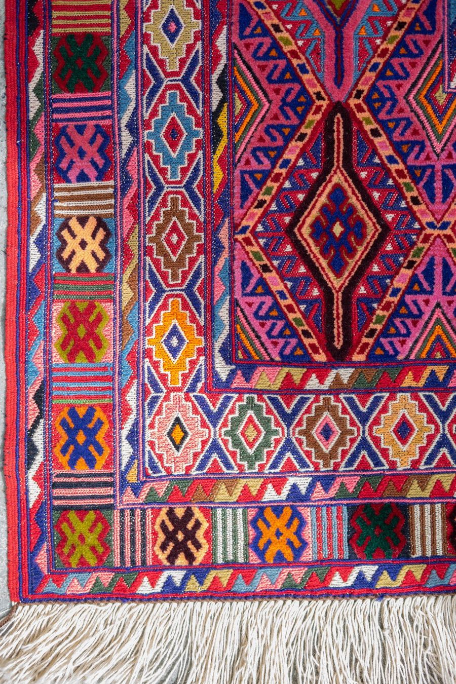 Kelim Tappeti: 192x155cm Afghan Kelim Handgemacht – Nuovo e nell'imballaggio originale da Luzern venduto da Hera.Kollektiv 1