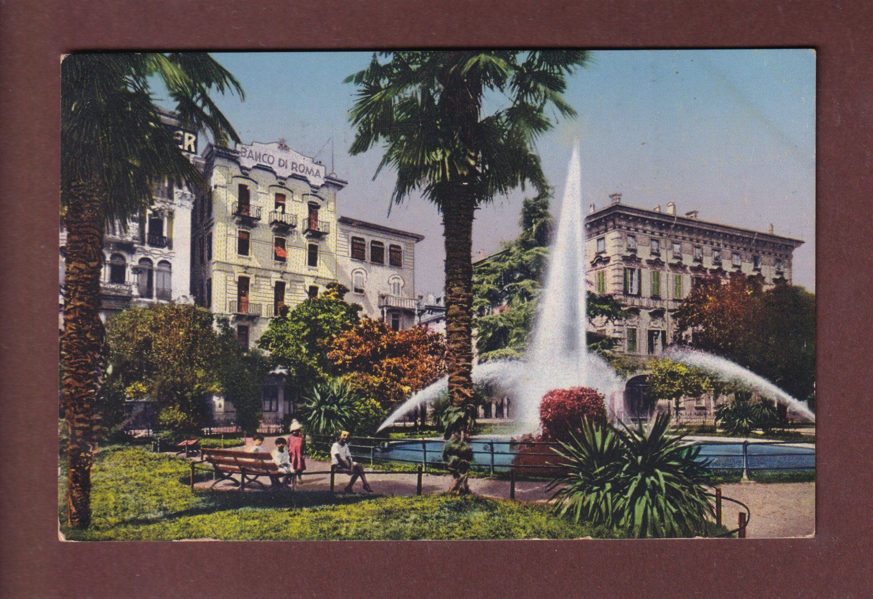 Cartes postales: LUGANO - Banco di Roma - 1924 – D'occasion à Pully par nicecards-shop