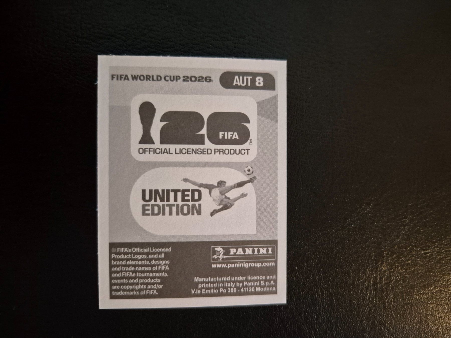 Panini Sammelbilder & Trading cards: Panini WM 26 AUT 8 – Neu (gemäss Beschreibung) aus Rorschacherberg von AJ3108 1