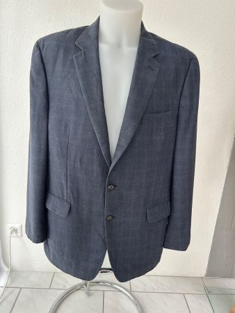 Ralph Lauren Grey Silk Wool Blazer, Size 46L - Stylish!