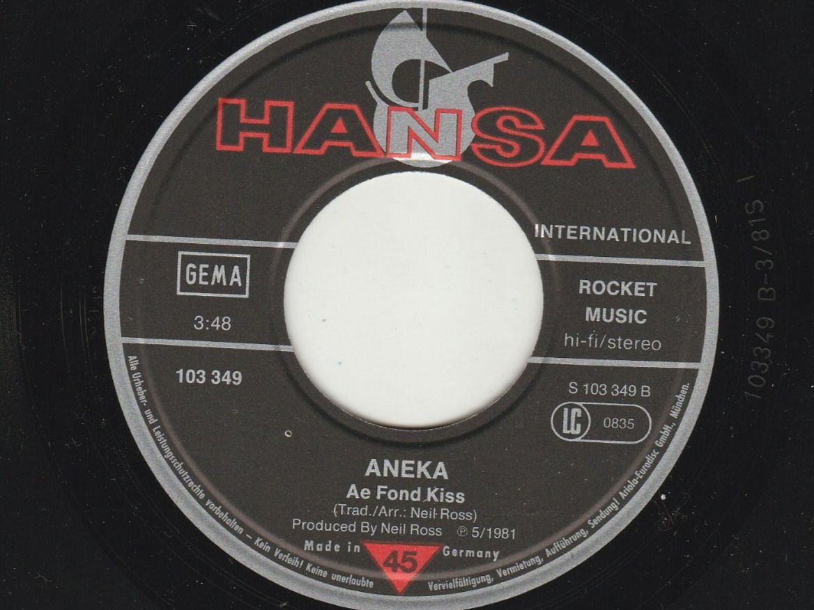 Vinyles: Aneka - Japanese Boy 7" Vinyl 1981 – D'occasion à Tübach par JamesStone 5