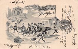 Turnerabend 1904 (Aarau? ) Offizielle Postkarte
