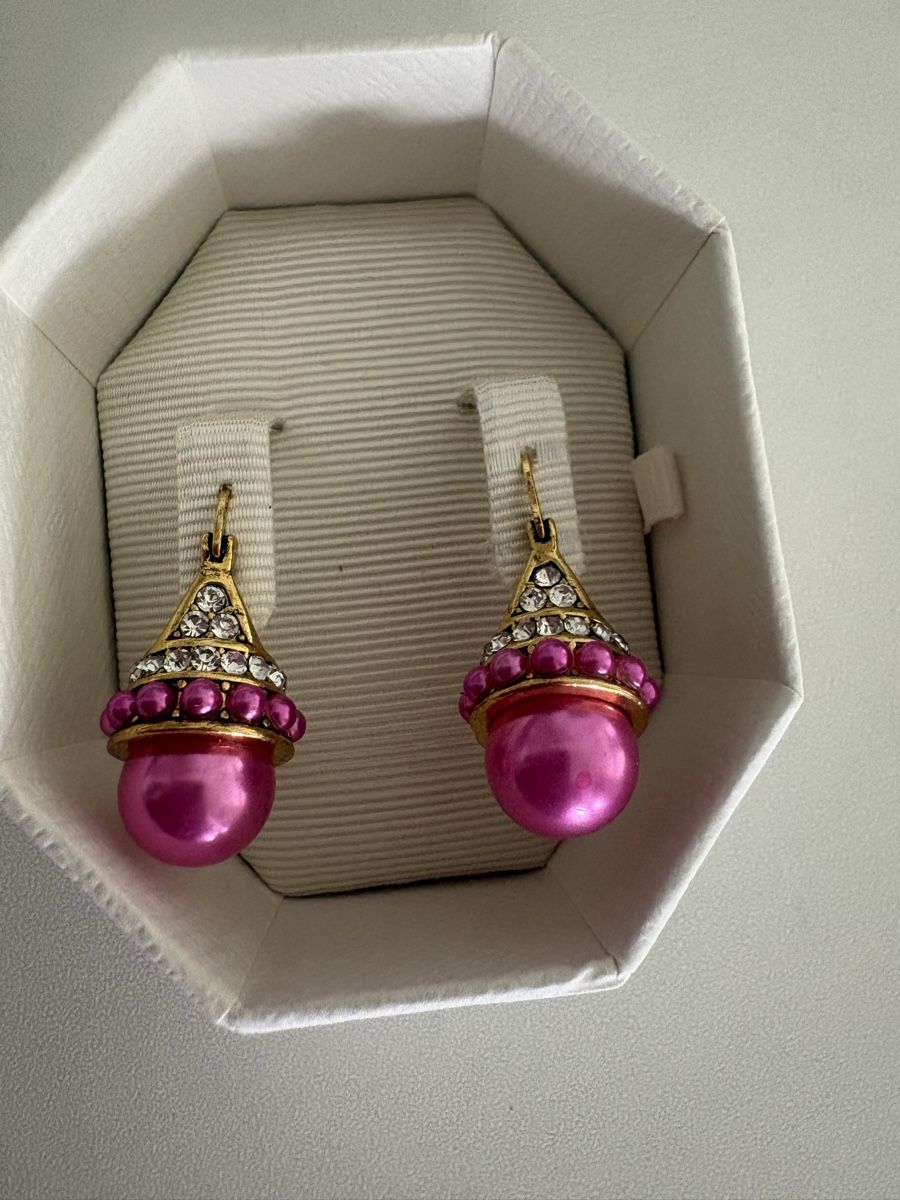 Orecchini pendenti & Orecchini a lobo: Perlenohrringe pink , NEU – Nuovo (secondo la descrizione) da Obbürgen venduto da bugi6868 1