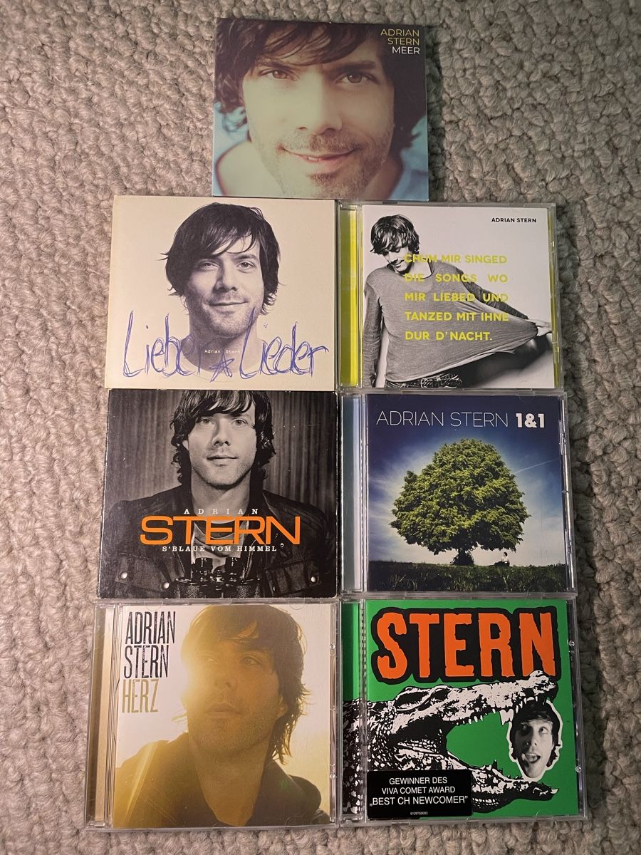 CD: 7x Adrian Stern (1x verschweisst) – Usato da Reinach AG venduto da trigger7811