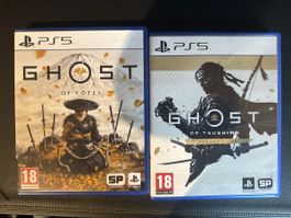 PS5 Games Ghost of Yotei and Ghost of Tsushima Set