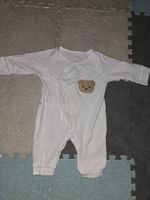 Strampler weiss mit Teddy (0-3Mt.)