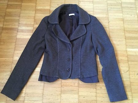 Blazer-Jacke Dunkelbraun von Promod, Grösse 36