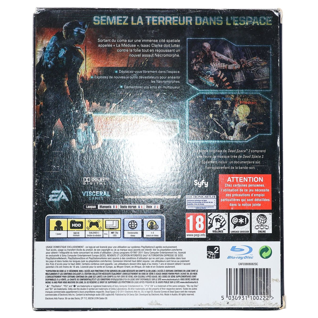 Giochi: Dead Space 2 [Collector's Edition] - PS3 – Usato da Paudex venduto da dindeboy 1