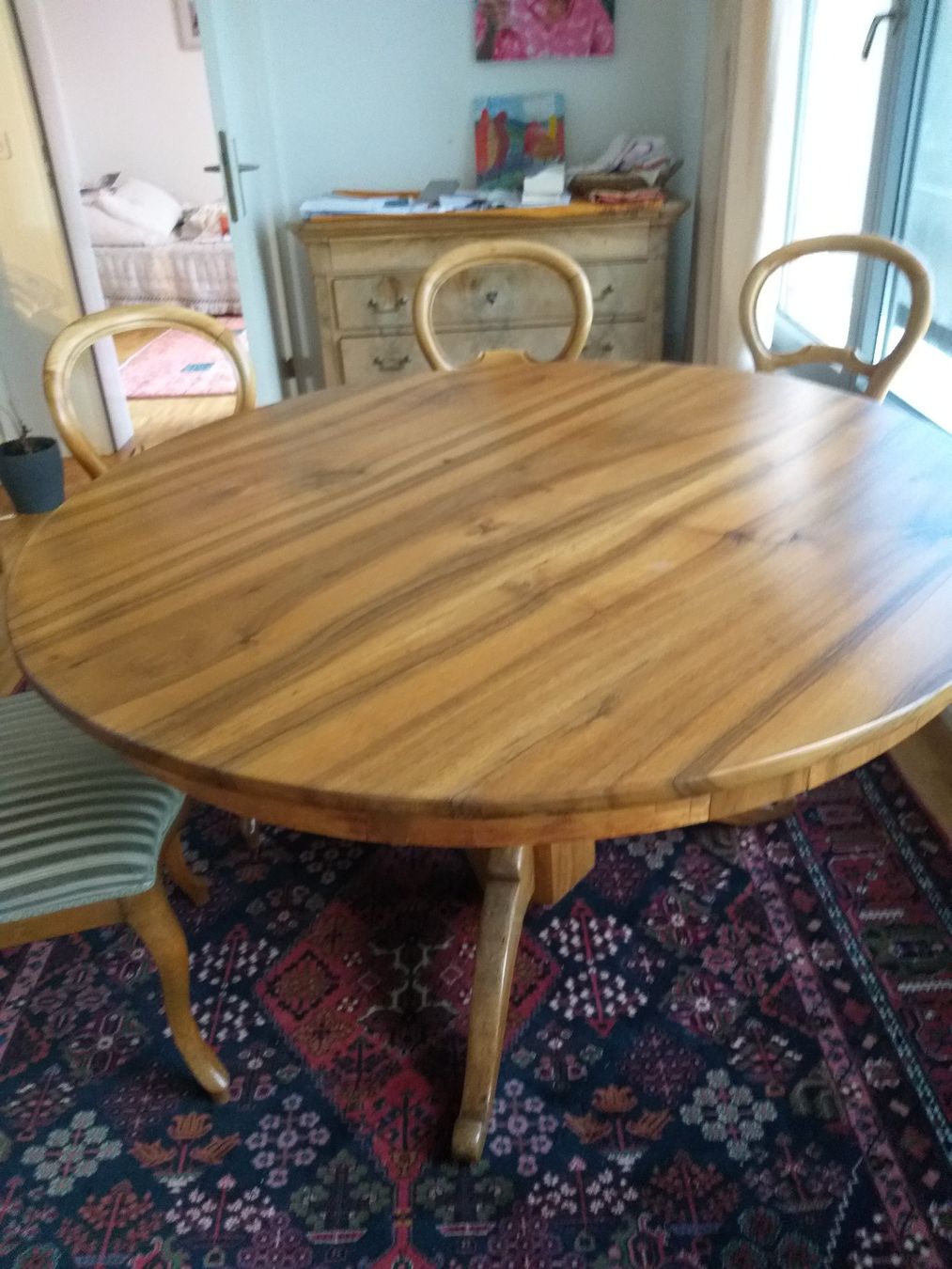 Tavoli: Runder Esszimmertisch Biedermeier – Usato da Magden venduto da utsalk
