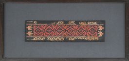 Buntes koptisches Textil Wirkerei, Ägypten ca. 9. Jh