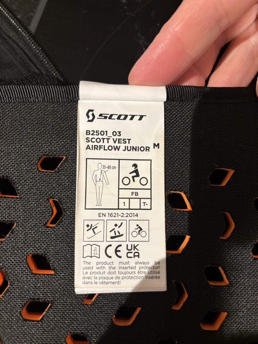 Schutz & Schoner: Scott Air Flow Junior M Rückenprotektor – Gebraucht aus Richterswil von philip75 1