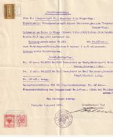 Fisikalmarken Gemeinde Thal auf Dokument
