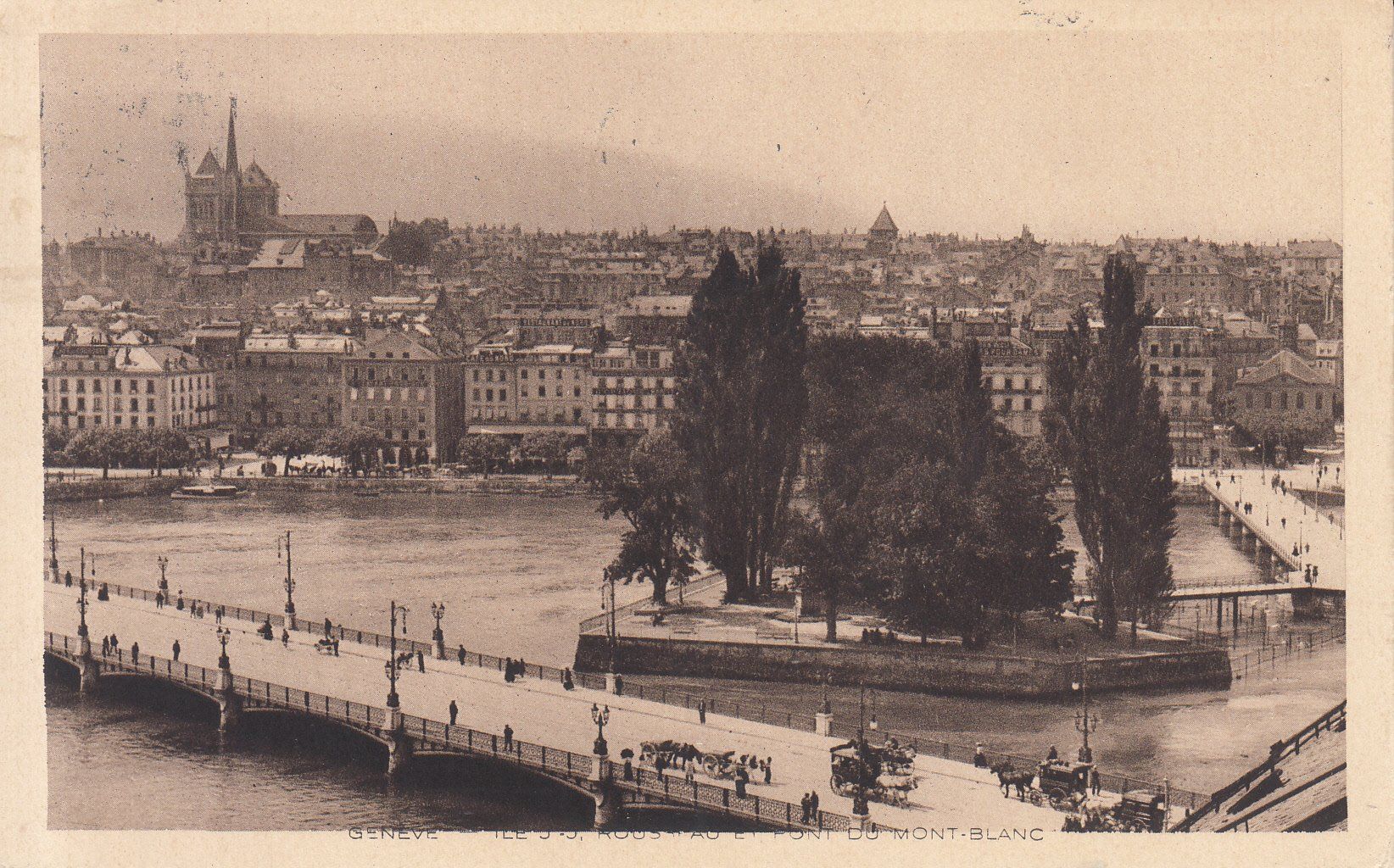 Cartoline postali: Genève 1923 – Usato da Bürglen TG venduto da StampGraf