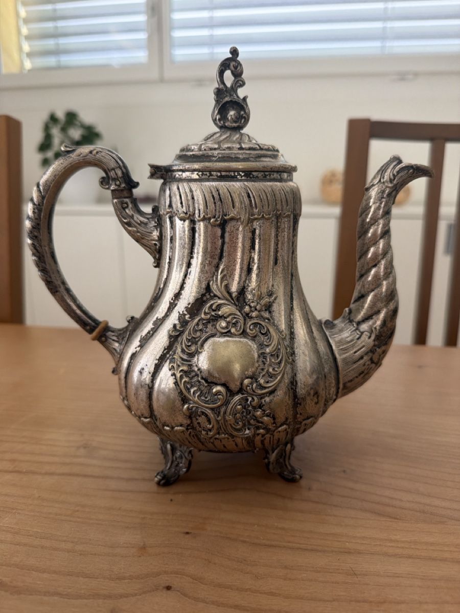 Set di piatti: Antikes Silber-Kaffeeservice 3-teilig – Usato da Münchenstein venduto da mjaaxx 1