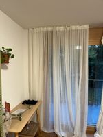 vorhang leinenoptik weiss creme lichtdurchlässig modern