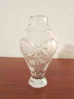 Handgeschliffene Glas Vase aus Bleikristall