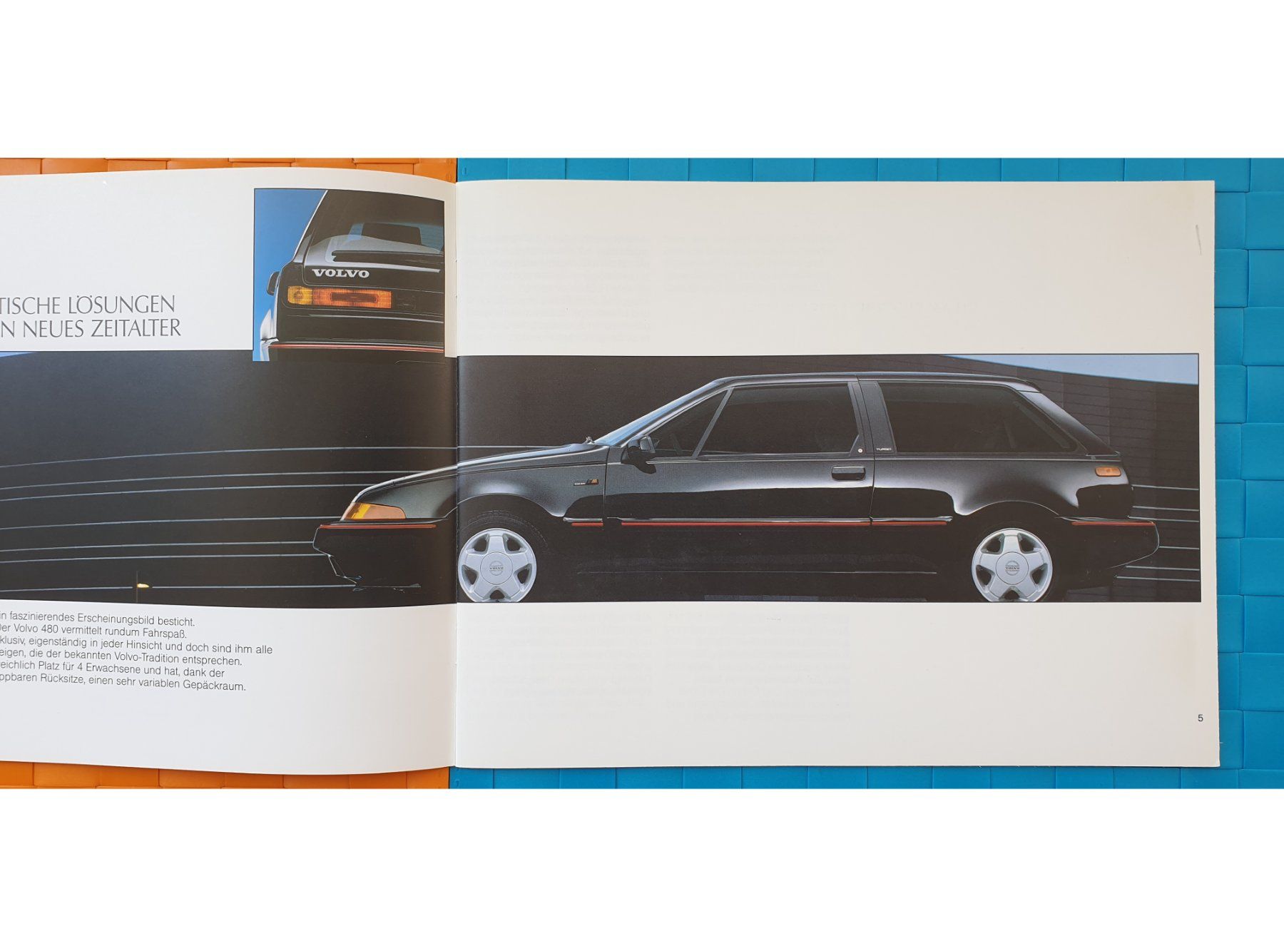 Zeitschriften & Magazine: VOLVO 480 1989 - Prospekt / Katalog – Neu (gemäss Beschreibung) aus Viganello von CARLiteratur 1