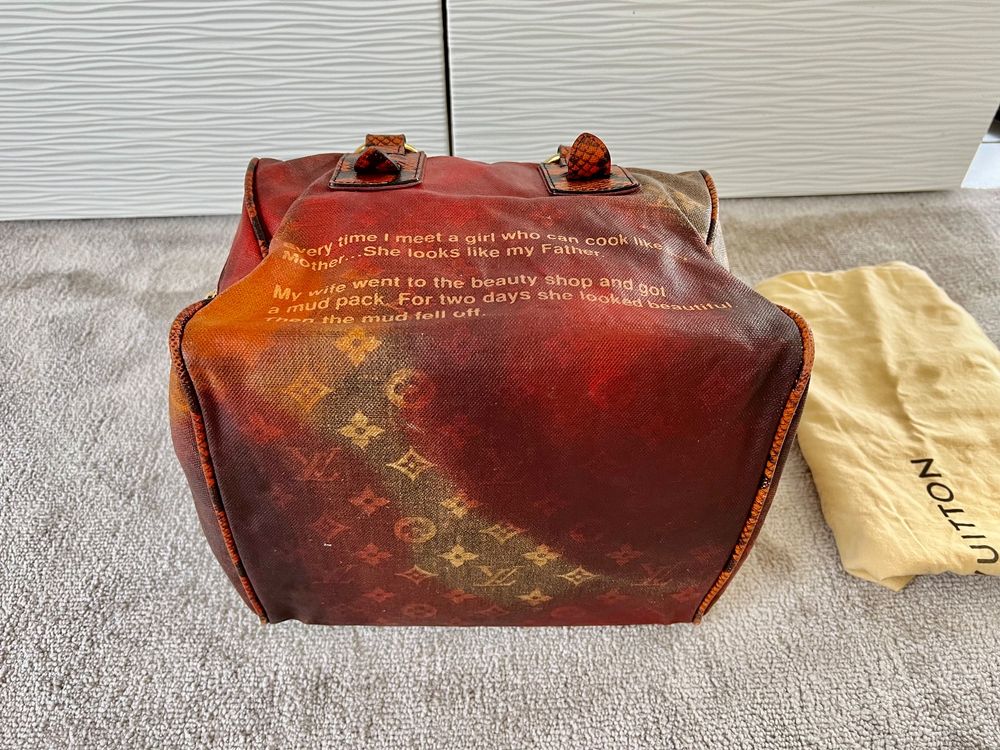 Louis Vuitton, Bags, Limited Edition Louis Vuitton Richard Prince  Collection Joker Bag