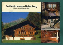 Freilichtmuseum Ballenberg,Haus von Matten BE, 1983 gelaufen