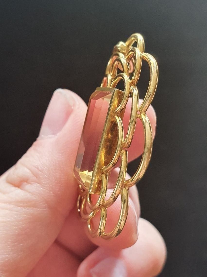 Ciondoli: Handangefertigter Citrin Anhänger – Nuovo (secondo la descrizione) da Unterägeri venduto da Altgoldschmuck 5