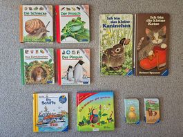 10x Kleinkinder-Pappbücher & Natur (Meyers, WWW u.a.)