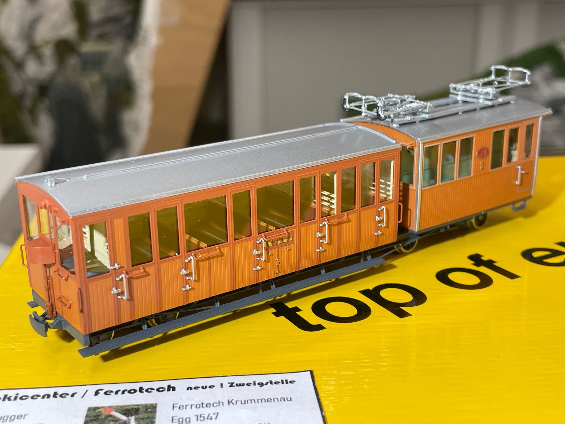 HRF Modelleisenbahnen: HRF, Jungfraubahn 1950 – Neu und originalverpackt aus Krummenau von ferrotech 7