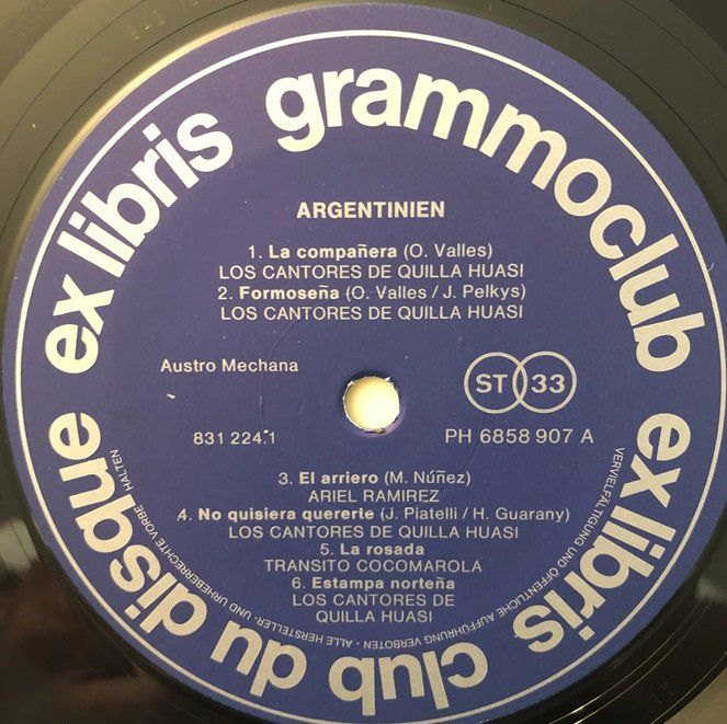 Dischi in vinile: Argentinien (LP) – Usato da Grüningen venduto da azulvinyl 2