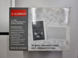 Alto Valerian In Wall Architectural Speaker 2er Set weiss