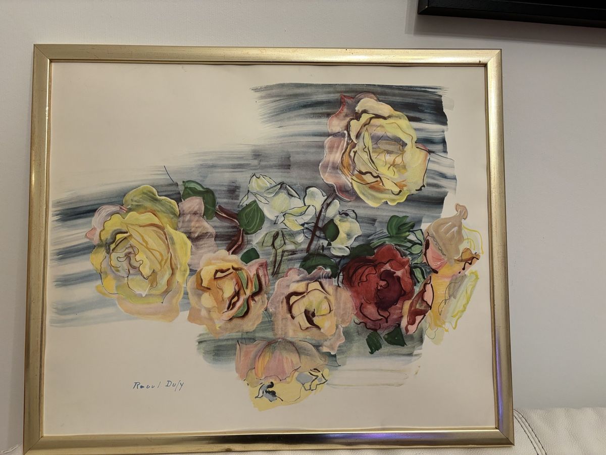 Grafiken & Lithographien: lithographie Roses, Raoul Dufy – Gebraucht aus Genève von ati_tj8f